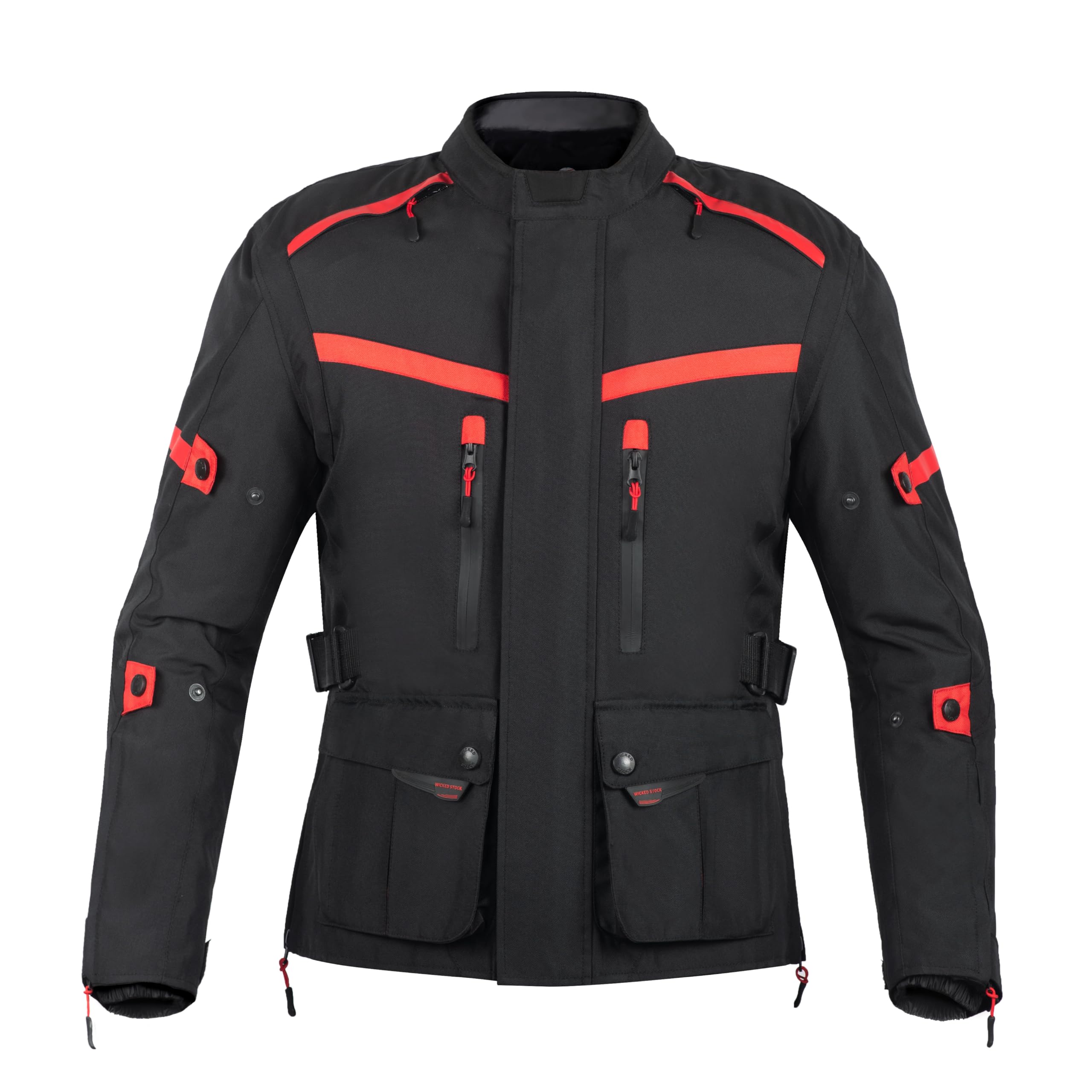 Amazon.com: WICKED STOCK Waterproof Motorcycle Jacket Men